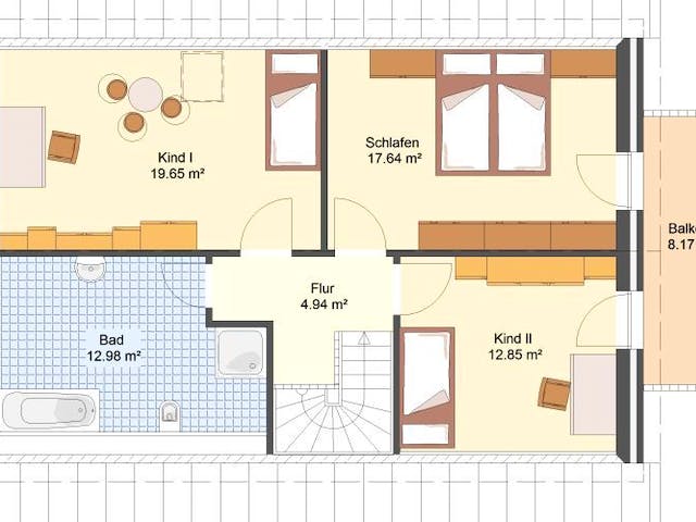 Massivhaus Einfamilienhaus HILDESHEIM von Aktuell Bau,  Grundriss 1