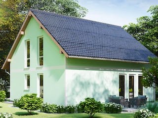 Massivhaus Einfamilienhaus RADEBEUL von Aktuell Bau, Außenansicht 2