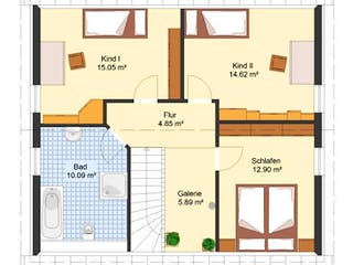 Massivhaus Einfamilienhaus RADEBEUL von Aktuell Bau, Grundriss 1