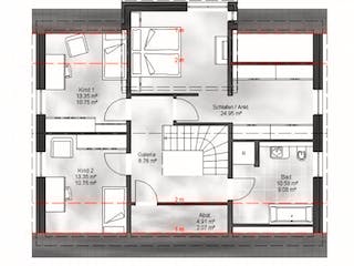 Massivhaus Einfamilienhaus Till von Massive Wohnbau, Grundriss 2