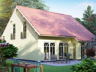 Massivhaus Einfamilienhaus WALDECK von Aktuell Bau,  Außenansicht 2