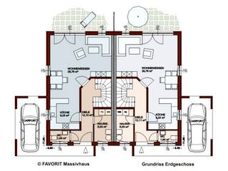 Massivhaus Finesse 110 von FAVORIT Massivhaus (alt) Schlüsselfertig ab 229020€, Grundriss 3
