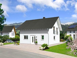 Massivhaus Flair 125 Süd von Town & Country Haus Deutschland Schlüsselfertig ab 156590€,  Außenansicht 2