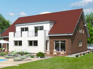 Massivhaus Format 4-333 von FAVORIT Massivhaus (alt) Schlüsselfertig ab 702250€,  Außenansicht 1