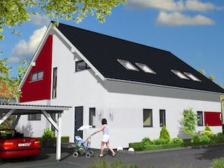 Massivhaus Frankfurt 109 von PRO-IM Neo, Außenansicht 1