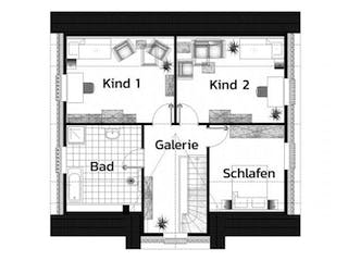 Massivhaus FRIESE von Kagebau,  Grundriss 2