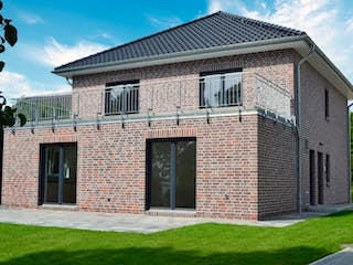 Massivhaus GENERATION von Kagebau, Stadtvilla Außenansicht 2