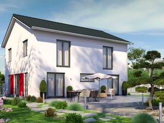 Massivhaus IL-6-168 von Elbe-Haus, Stadtvilla Außenansicht 3