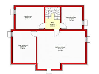 Massivhaus Köln 201 von PRO-IM Neo, Stadtvilla Grundriss 1
