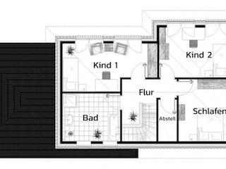 Massivhaus LINDENHOF von Kagebau, Stadtvilla Grundriss 1