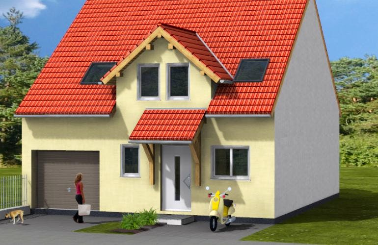 Massivhaus Massivhaus Bad Homburg von Immobilien Atelier Klaus Reuter, Außenansicht 1