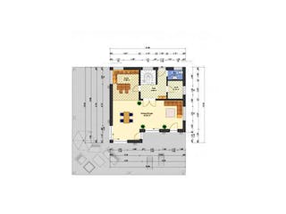 Massivhaus Massivhaus Kleinostheim von Immobilien Atelier Klaus Reuter, Cubushaus Grundriss 1