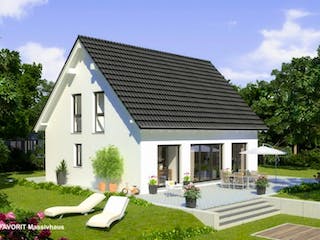 Massivhaus Noblesse 126 von FAVORIT Massivhaus (alt) Schlüsselfertig ab 222820€,  Außenansicht 1