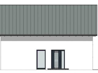 Massivhaus Satteldachhaus Version 344 von Grundsteinhaus Schlüsselfertig ab 197100€,  Außenansicht 3