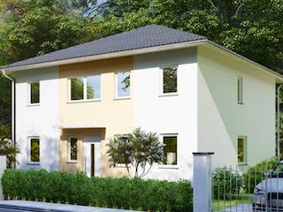 Massivhaus Stadtvilla BERLIN von Aktuell Bau, Stadtvilla Außenansicht 1