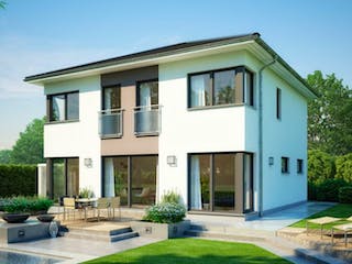 Massivhaus STADTVILLA CENTRO von Kern-Haus Chemnitz Schlüsselfertig ab 389900€, Stadtvilla Außenansicht 1