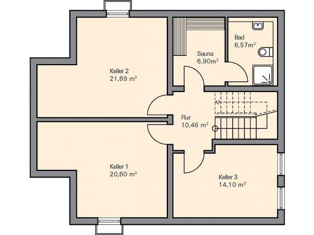 Massivhaus Stadtvilla Conrad von Zaunmüller Massivhaus, Stadtvilla Grundriss 2