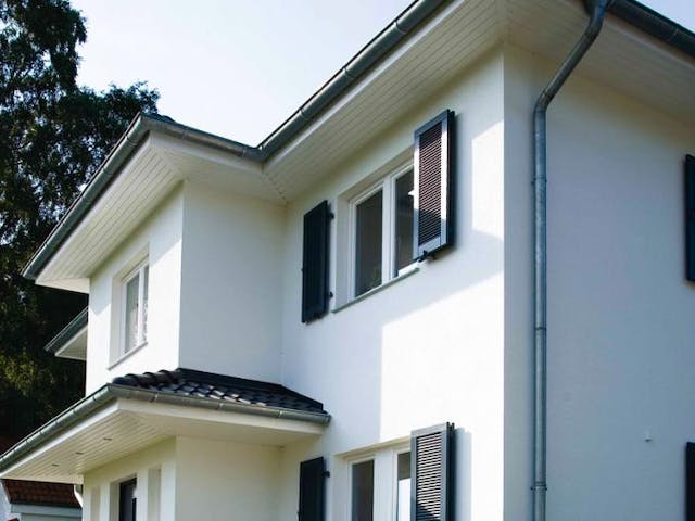 Massivhaus Stadtvilla Sander von Zaunmüller Massivhaus, Stadtvilla Außenansicht 1