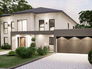 Massivhaus Stadtvilla Sessenhausen 40-030 von Econ Das Haus,  Außenansicht 1