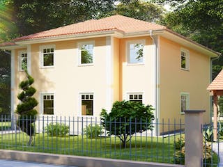 Massivhaus Stadtvilla SPANDAU von Aktuell Bau, Stadtvilla Außenansicht 1