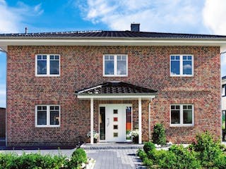 Massivhaus TANNENKAMP von Kagebau, Stadtvilla Außenansicht 1