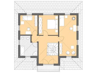 Massivhaus Villa Ravenna von ROTH MASSIVHAUS Schlüsselfertig ab 465100€, Stadtvilla Grundriss 1
