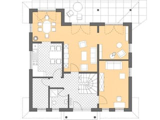 Massivhaus Villa Ravenna von ROTH MASSIVHAUS Schlüsselfertig ab 465100€, Stadtvilla Grundriss 2