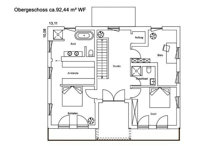 Fertighaus Vitalhaus Albaching von Regnauer Hausbau Schlüsselfertig ab 753950€,  Grundriss 2