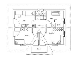 Fertighaus Vitalhaus Bad Reichenhall von Regnauer Hausbau Schlüsselfertig ab 481000€,  Grundriss 1
