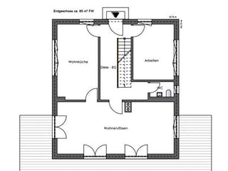 Fertighaus Vitalhaus Eva von Regnauer Hausbau Schlüsselfertig ab 569075€,  Grundriss 1
