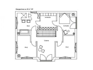 Fertighaus Vitalhaus Glonn von Regnauer Hausbau Schlüsselfertig ab 593195€,  Grundriss 1