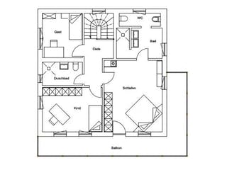 Fertighaus Vitalhaus Kirchberg von Regnauer Hausbau Schlüsselfertig ab 647375€,  Grundriss 1