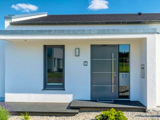 Fertighaus Vitalhaus Klosterberg von Regnauer Hausbau, Bungalow Außenansicht 5
