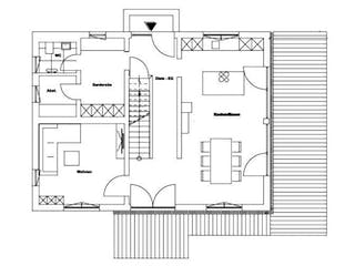 Fertighaus Vitalhaus Oberhaching von Regnauer Hausbau,  Grundriss 1