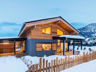 Fertighaus Vitalhaus Wildmoos von Regnauer Hausbau,  Außenansicht 4