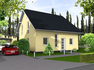 Massivhaus Würzburg 137 von PRO-IM Neo, Außenansicht 2