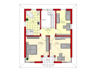 Massivhaus Würzburg 155 von PRO-IM Neo, Stadtvilla Grundriss 1