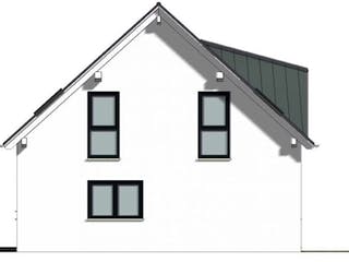 Massivhaus Zweifamilienhaus 143 von Grundsteinhaus Schlüsselfertig ab 277800€, Außenansicht 2