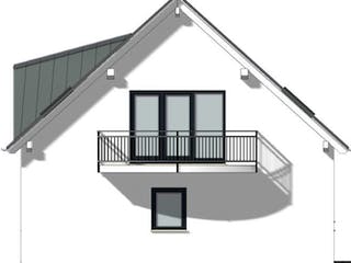 Massivhaus Zweifamilienhaus 143 von Grundsteinhaus Schlüsselfertig ab 277800€, Außenansicht 3