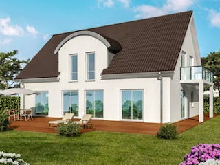 Massivhaus Zweifamilienhaus ZH210 Variante K von Baudirekt,  Außenansicht 1