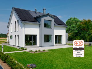 Fertighaus MH LIFE von WEISS Holzhaus Schlüsselfertig ab 418844€, Satteldach-Klassiker Außenansicht 1