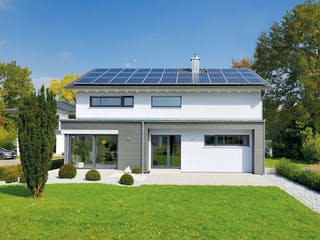 Fertighaus MH Ulm von WEISS Holzhaus Schlüsselfertig ab 520403€, Satteldach-Klassiker Außenansicht 2