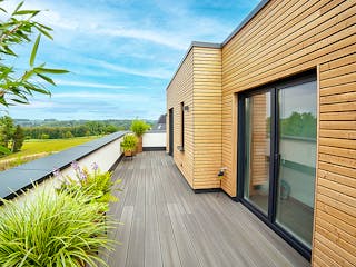 Massivhaus Bauhaus Mundt von MYMassivhaus, Cubushaus Außenansicht 3