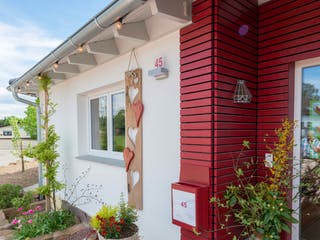 Blockhaus D158 Scheeder von Frammelsberger R. Ingenieur-Holzbau, Bungalow Außenansicht 5