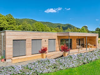 Fertighaus Haus Martha von Naturholzhaus Bayern, Bungalow Außenansicht 2