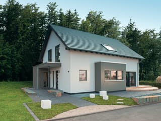 Fertighaus MH Bad Vilbel - NEO 312 von FingerHaus Schlüsselfertig ab 423200€, Satteldach-Klassiker Außenansicht 2