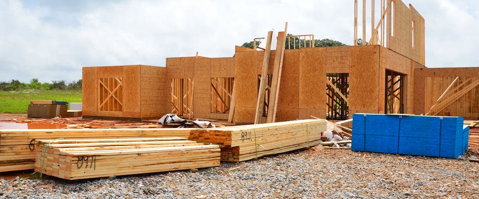 Baustelle Hausbau