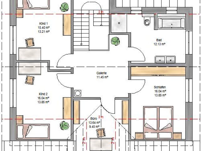 Fertighaus New Edition 179 von Suckfüll Energiesparhaus Schlüsselfertig ab 388710€, Satteldach-Klassiker Grundriss 2