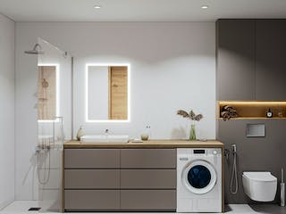 Fertighaus Duomod 63 von NOVA TEQ - Wolf Bauservice Schlüsselfertig ab 135800€, Bungalow Innenansicht 5