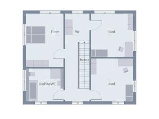 Fertighaus Stadtvilla 10 von OKAL Haus Schlüsselfertig ab 419900€, Stadtvilla Grundriss 2